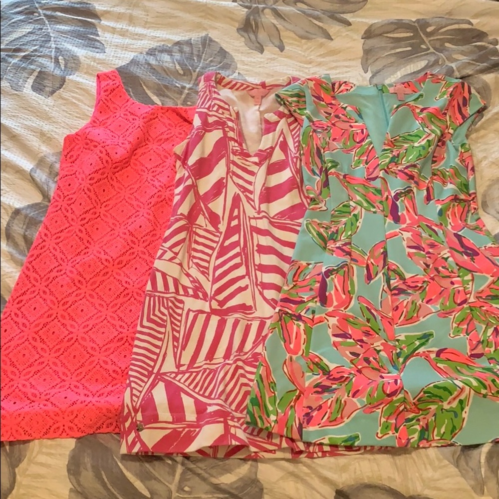 3 Lilly Pulitzer dresses